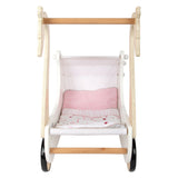 Small Foot - Schwanen-Puppenwagen aus Holz