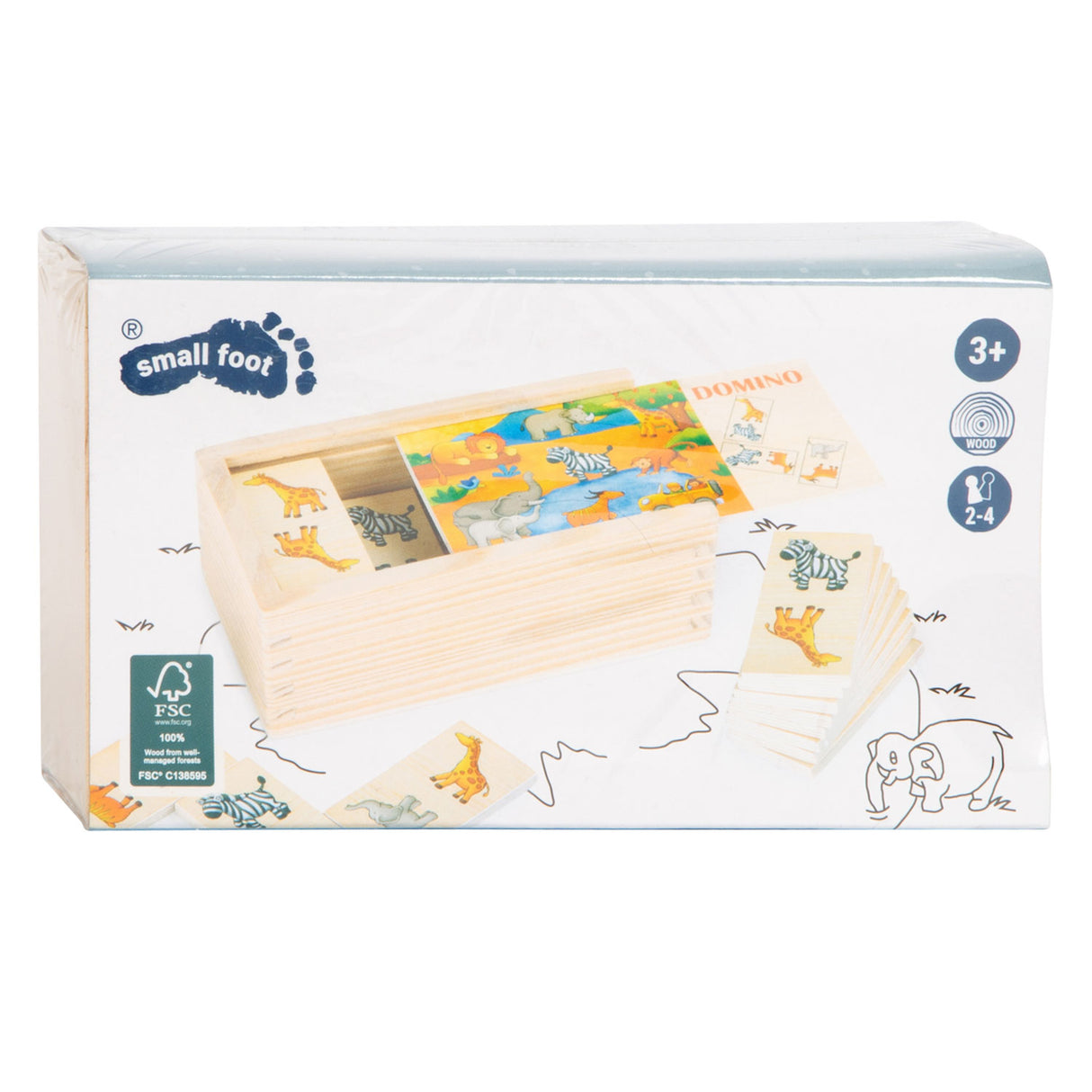 Small Foot - Dominospiel Safari aus Holz