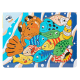 Puzzle de pêche à la pêche en bois à petit pied