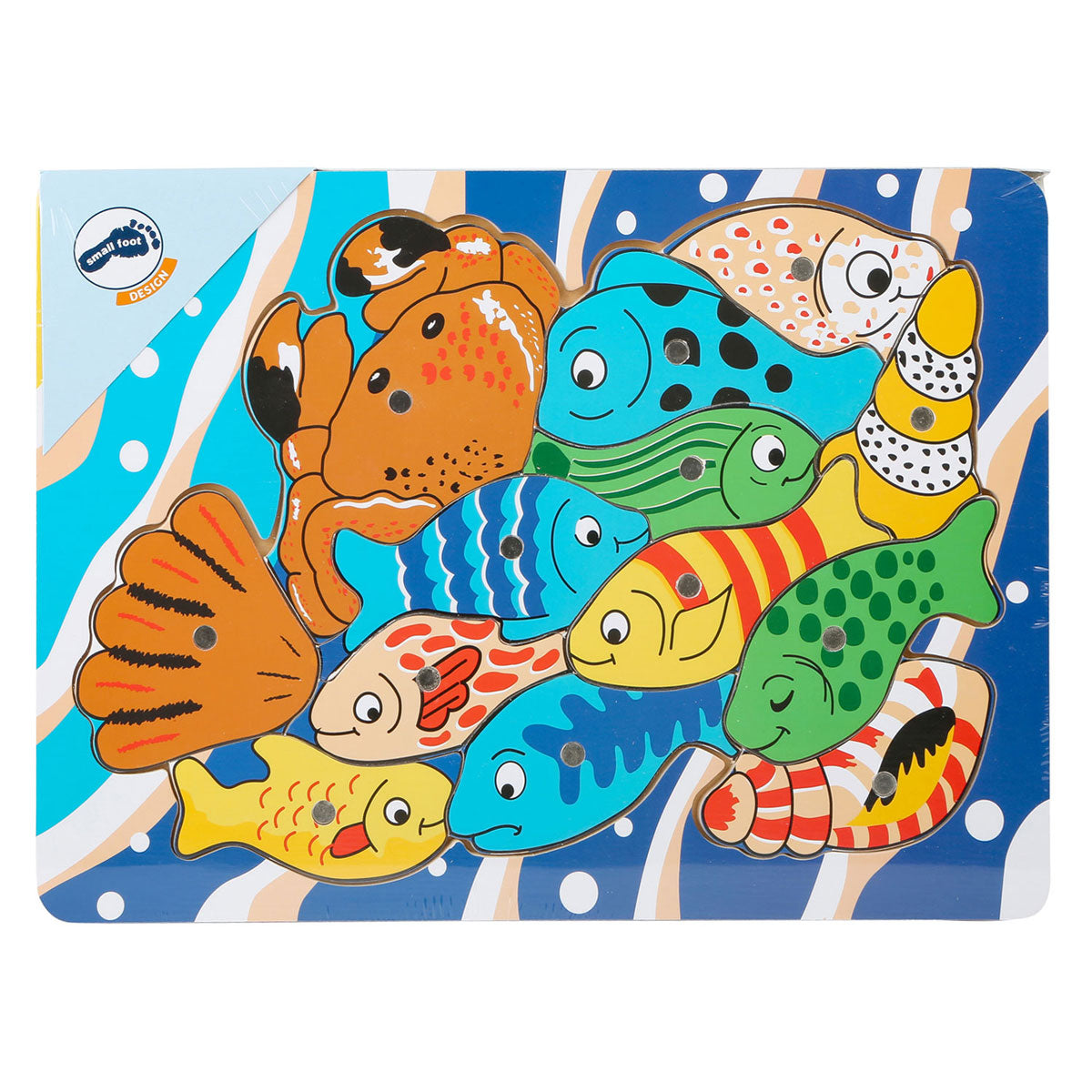Small Foot - Angelruten-Puzzle aus Holz