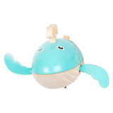 Small foot bath toys wooden whale excitable