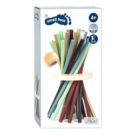 Kleiner Fuß – vertikales Mikado-Spiel aus Holz, Gold-Edition