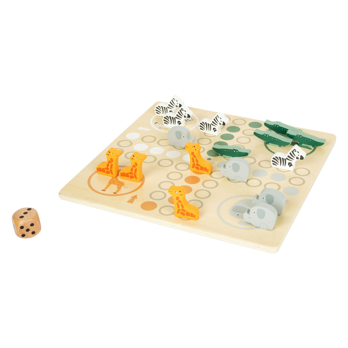 Small Foot - Holz-Ludo-Spiel Safari