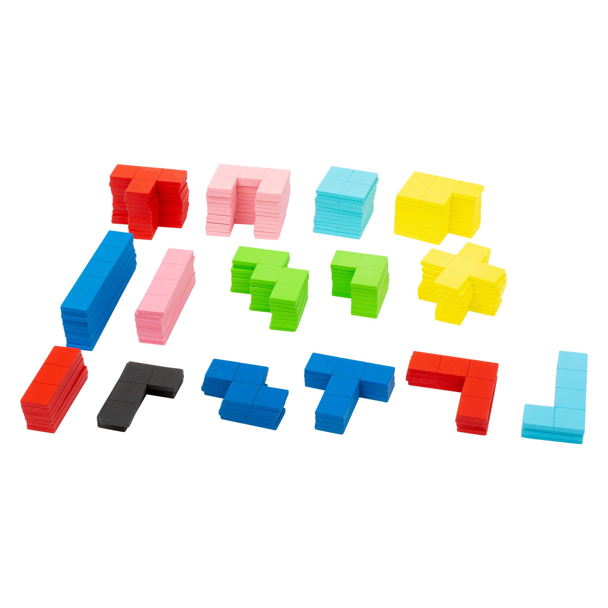 Forme geometriche di puzzle puzzle a piede piccoli