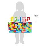 Kleine Fußpuzzle Geometrische Formen