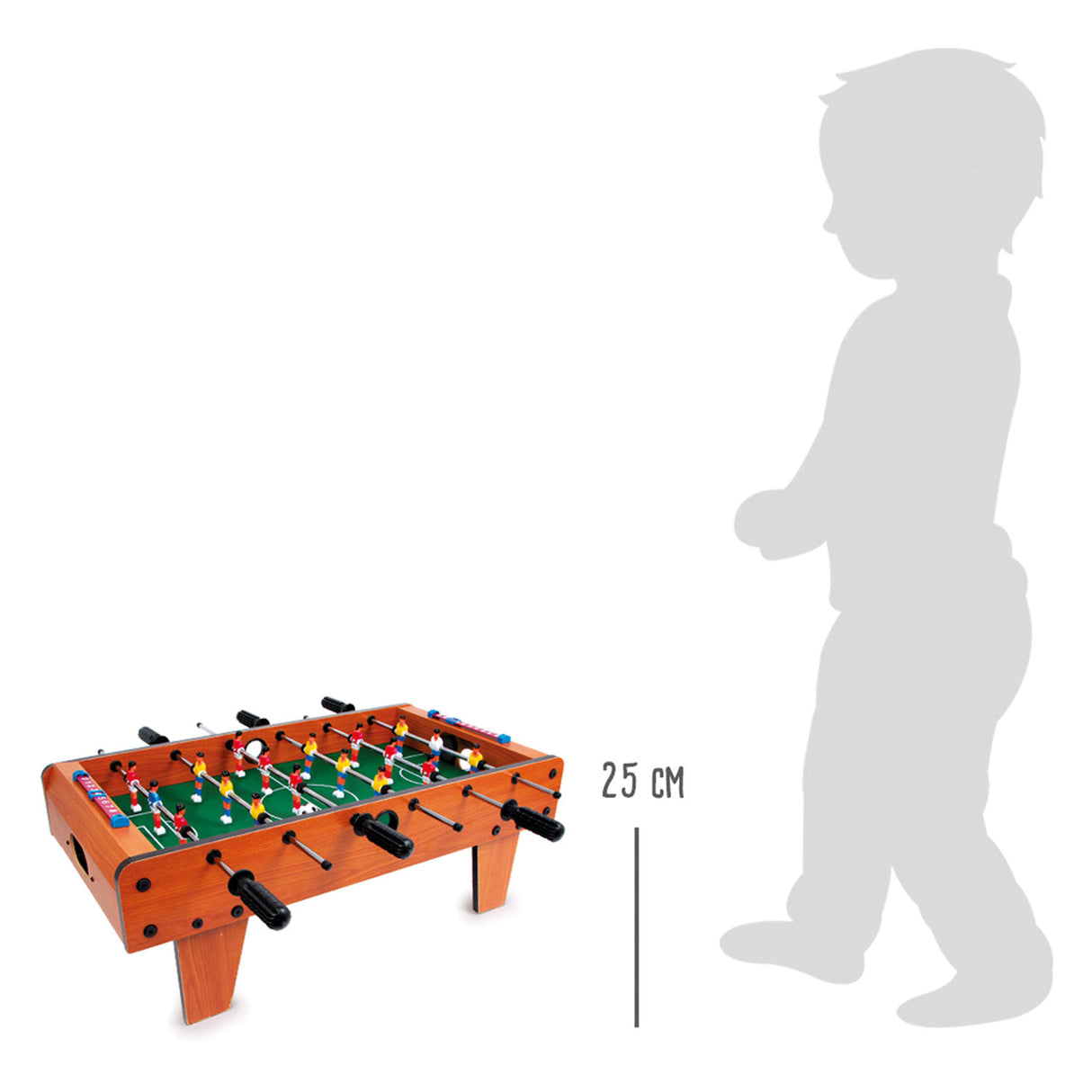 Small Foot - Tischkicker aus Holz braun klein