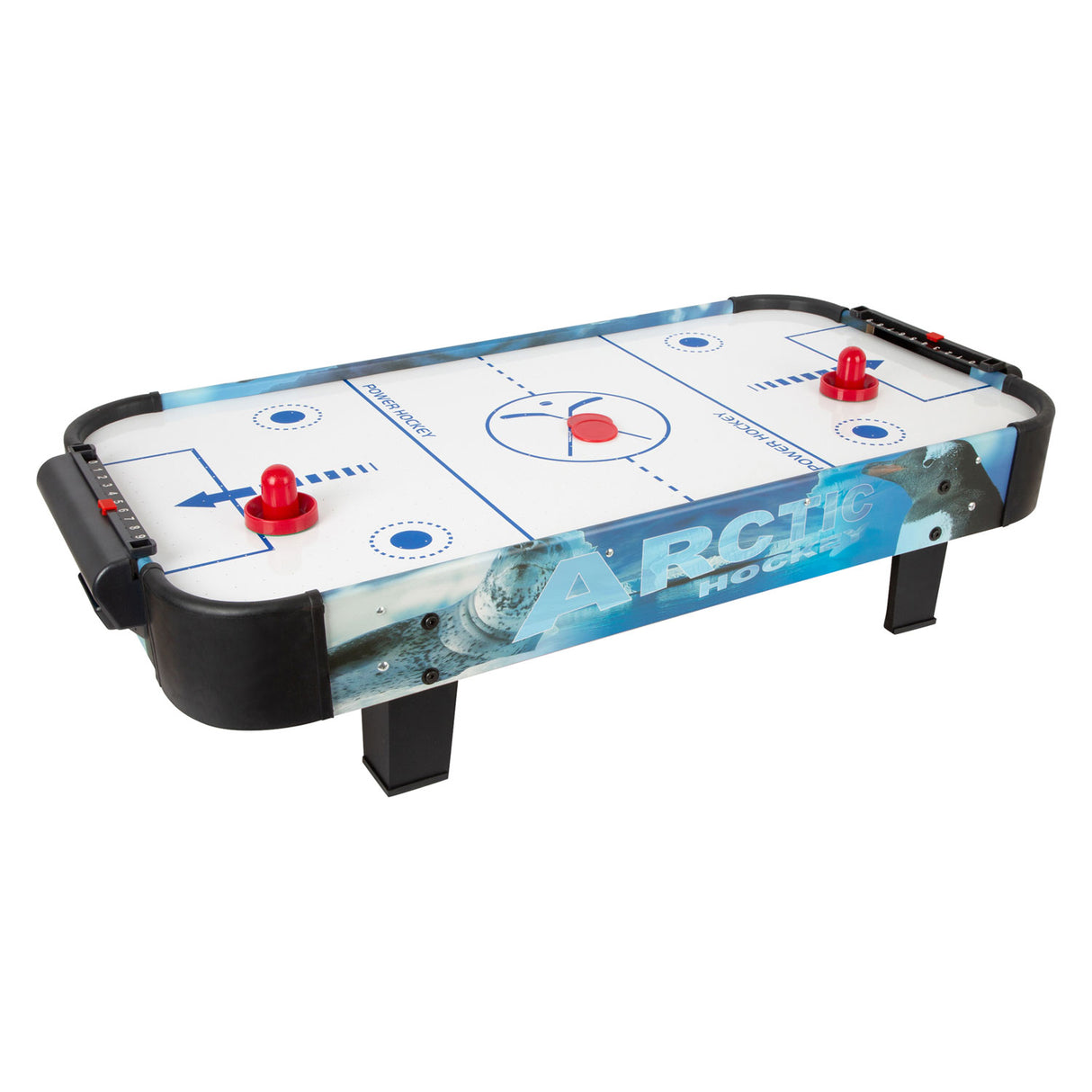 Kleng Fouss Tabell Airhockey Dësch Arktis