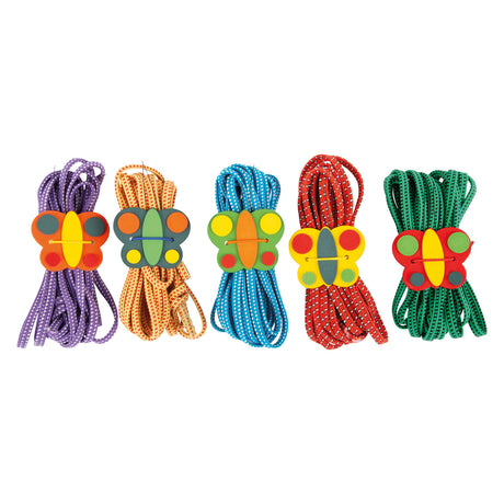 Kleiner Fuß - Springelastische Schmetterlingsfarbe, 5 -Set von 5