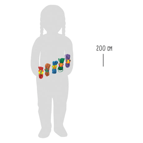 Kleiner Fuß - Springelastische Schmetterlingsfarbe, 5 -Set von 5