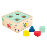 Small foot wooden shape stew with blocks of nature, 5dlg.