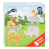 Kleiner Fuß - Holzsafer Balance Game, 7dlg.