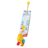 Small Foot - Schiebefigur Ente Tina aus Holz mit Stock