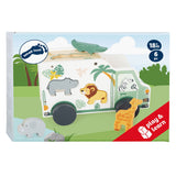 Kleine Fußholz aus Stew Jeep Safari, 6dlg.