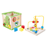 Small Foot - Motorikspirale aus Holz 5in1