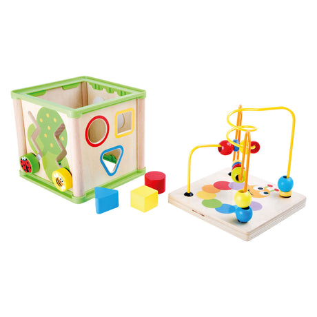 Small Foot - Motorikspirale aus Holz 5in1