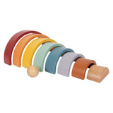 Small Foot - Regenbogen-Konstruktionsbögen aus Holz mit Kugel,