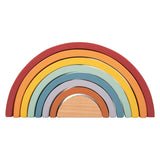 Small Foot - Regenbogen-Konstruktionsbögen aus Holz mit Kugel,