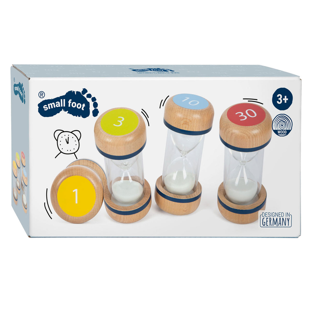 Small Foot - Holz-Sanduhren XL-Set, 4-tlg.