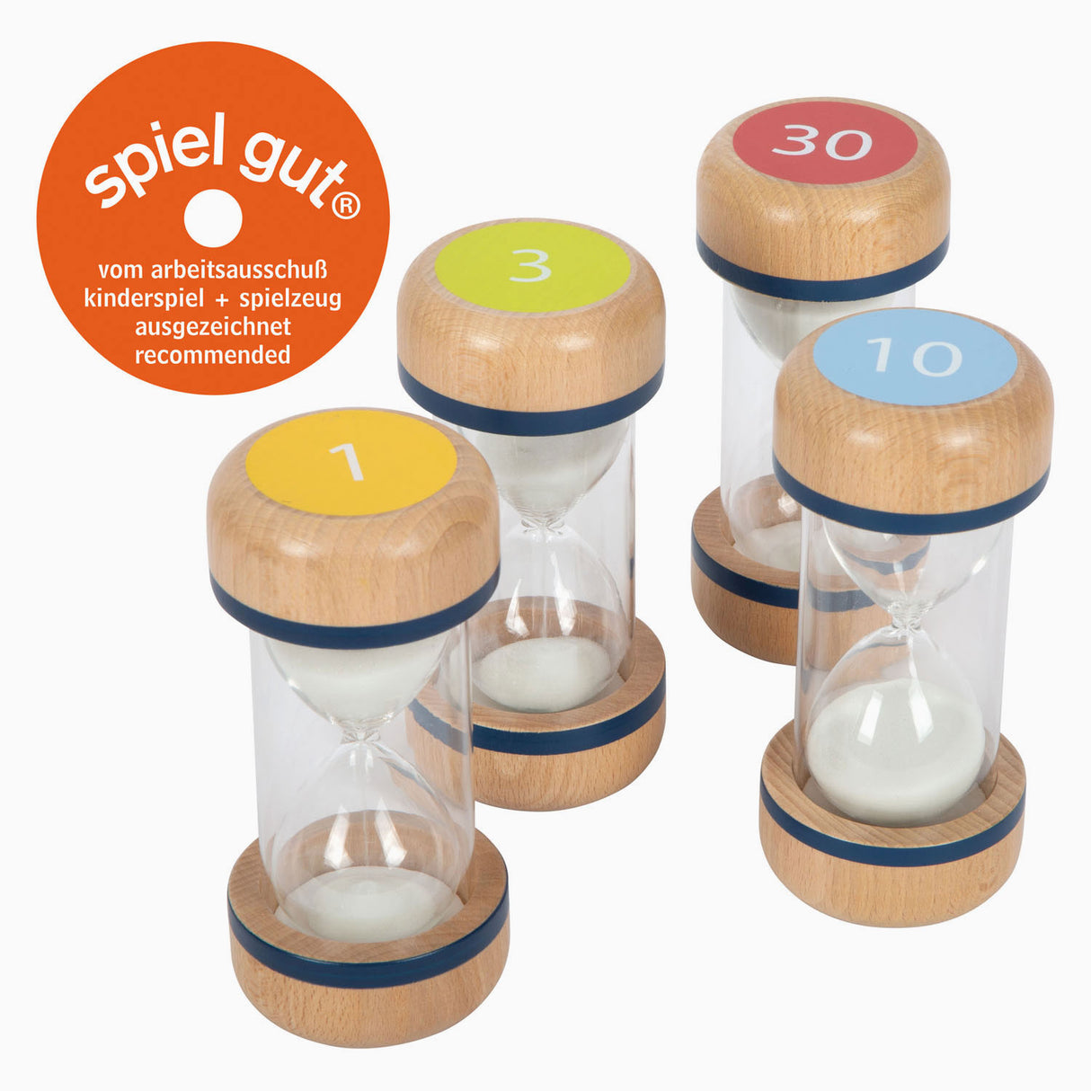 Small Foot - Holz-Sanduhren XL-Set, 4-tlg.