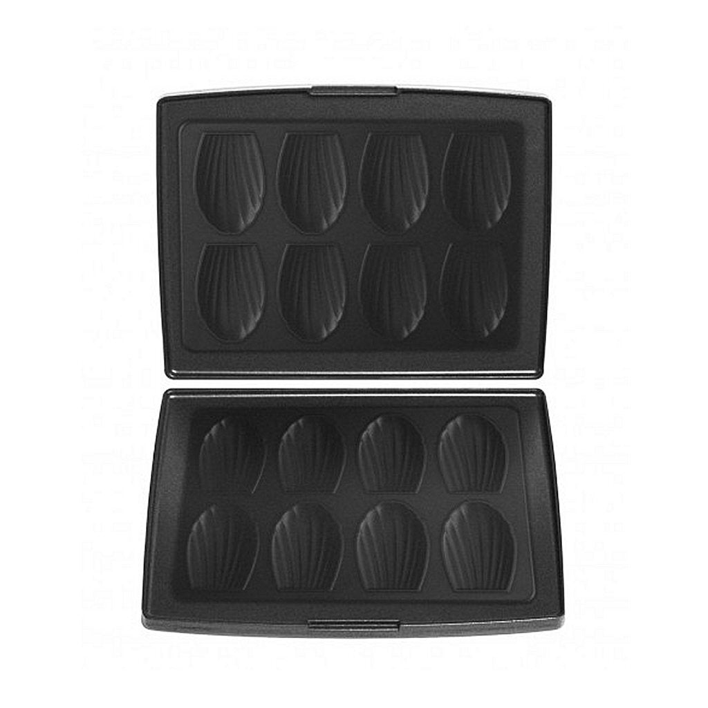 Fritel 142364 Madeleines-Backbleche aus schwarzem Aluminium