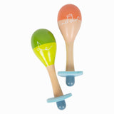 Battiti groovy di maracas in legno piccolo