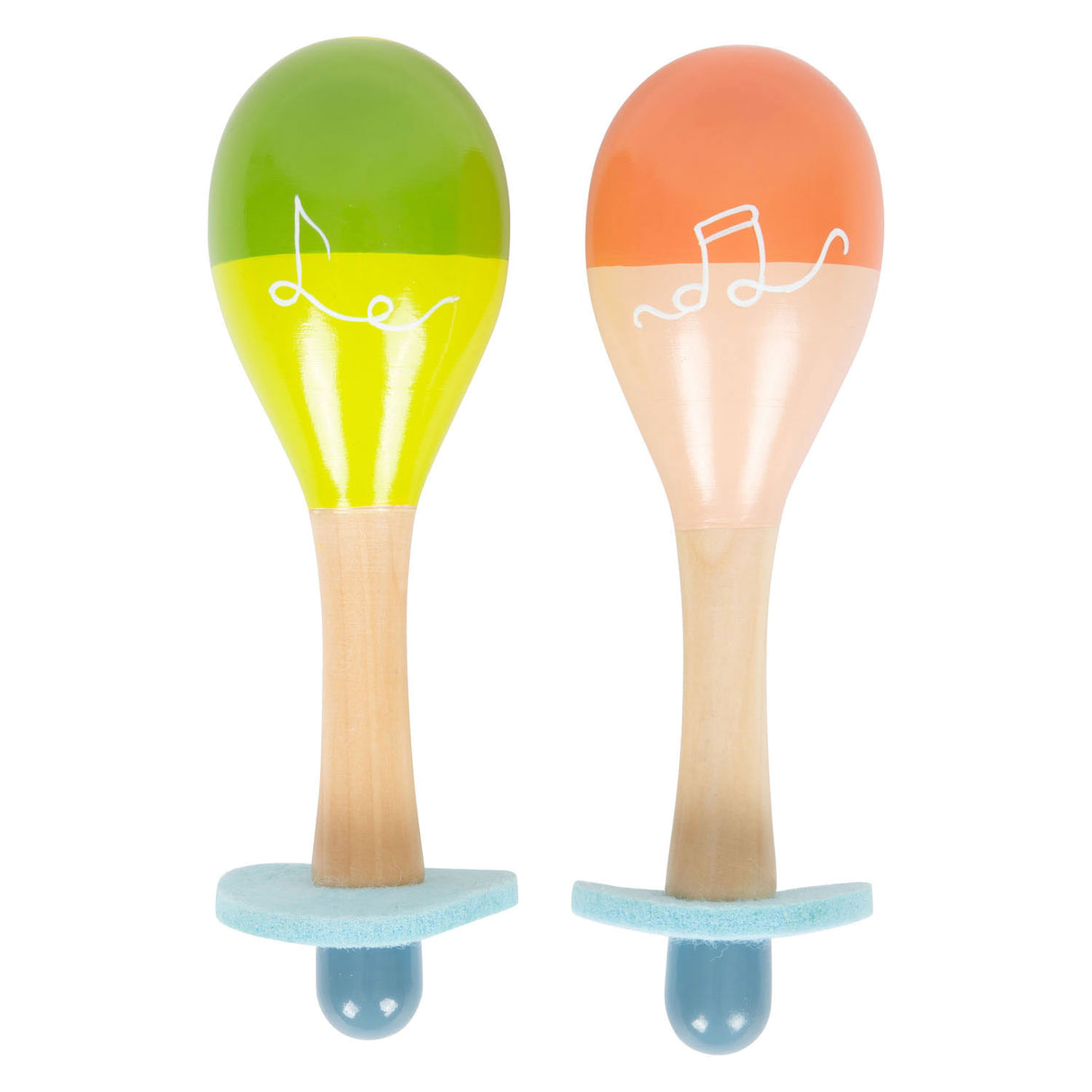 Battiti groovy di maracas in legno piccolo