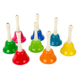 Kleine farbige Handbells, 8 -Set von 8