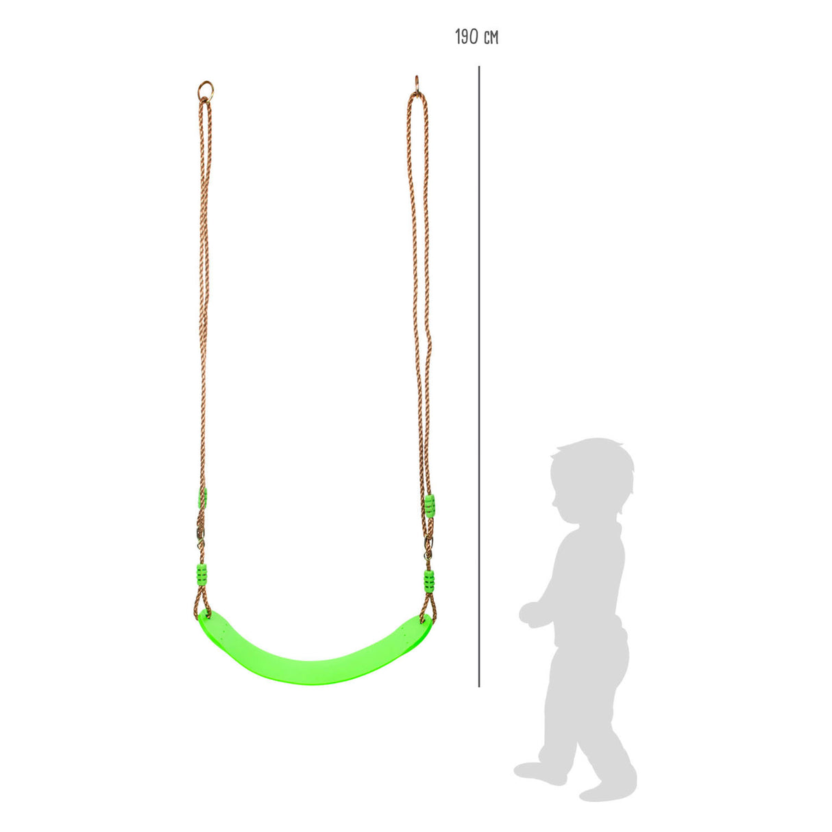 Small foot flexible swing green