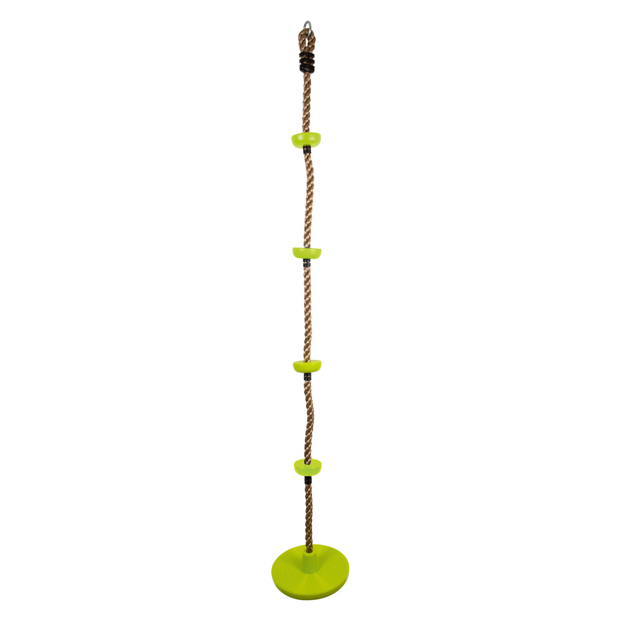 Pequeña cuerda de escalada y swing 2in1 verde, 190 cm