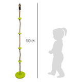 Small Foot Climbing Rope and Swing 2in1 Green, 190 cm