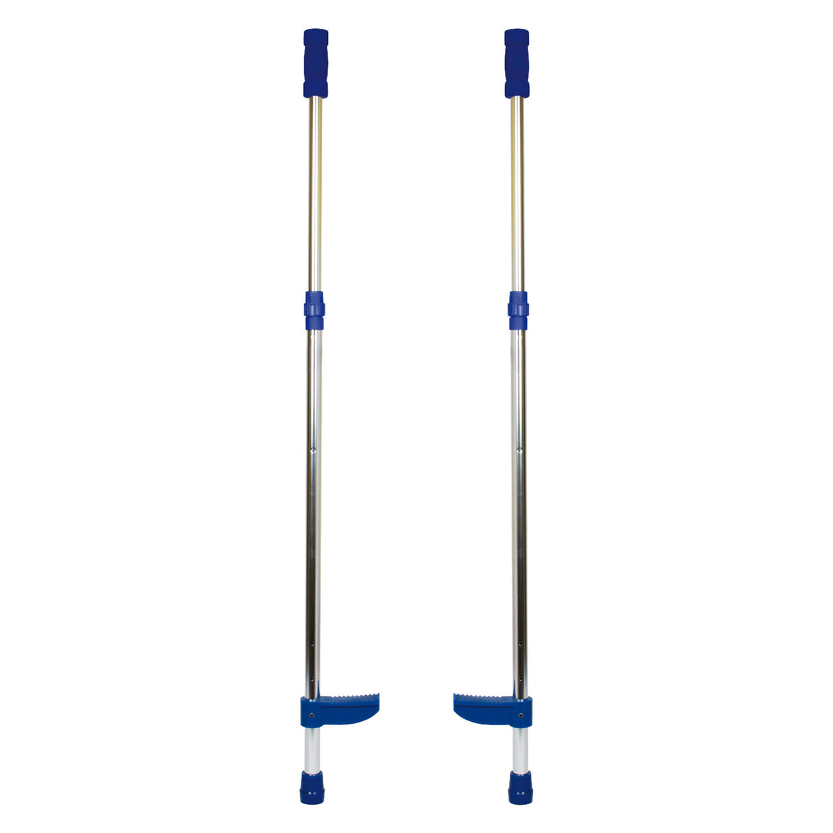 Kleng Fouss Metal Stilts feelen Blo, 145 cm