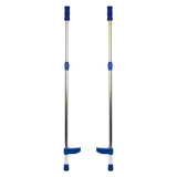 Kleng Fouss Metal Stilts feelen Blo, 145 cm