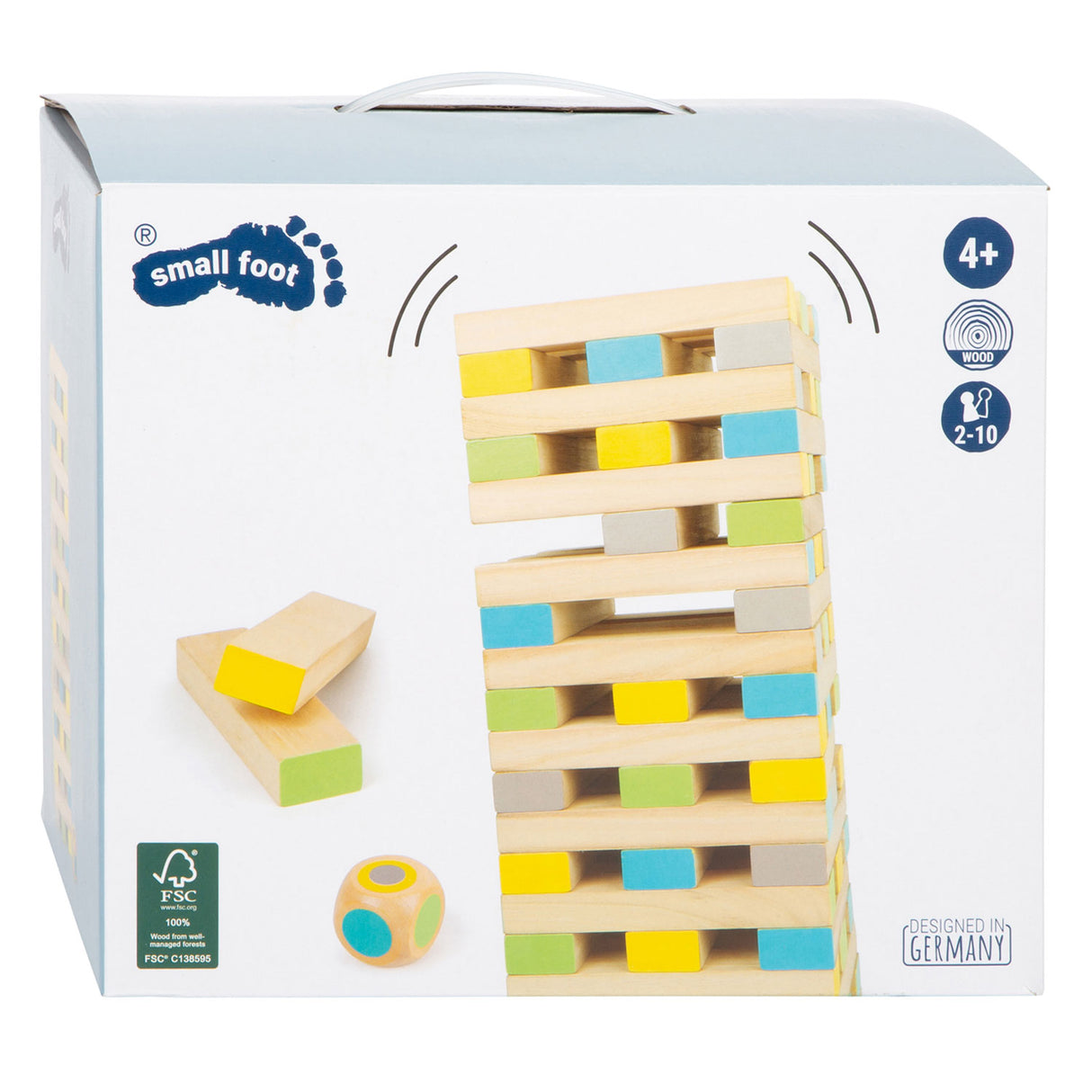 Piccole piede di legno Wiebelt Tower Balance Game XXL