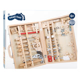 Kleiner Fuß - Holzwerkzeugkasten Deluxe mit Werkzeugen, 28dlg.