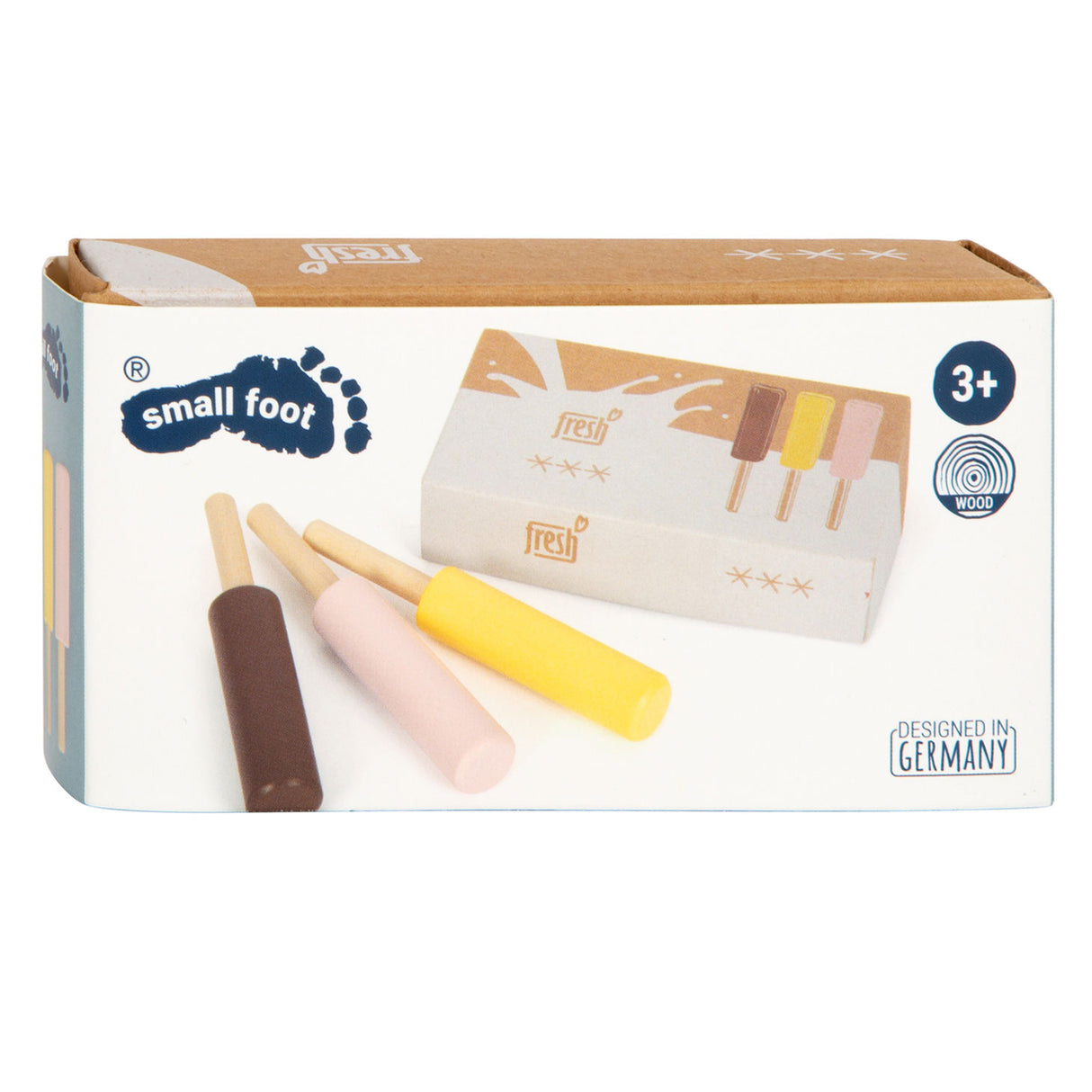 Small Foot - Eiswürfel aus Holz, 3 Stück.