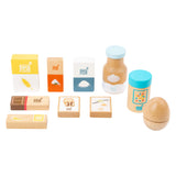 Small foot wooden playets baking supplies, 10dlg.