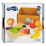 Small Foot - Schneide- und Spiel-Früchte-Set aus Holz, 13-teilig.