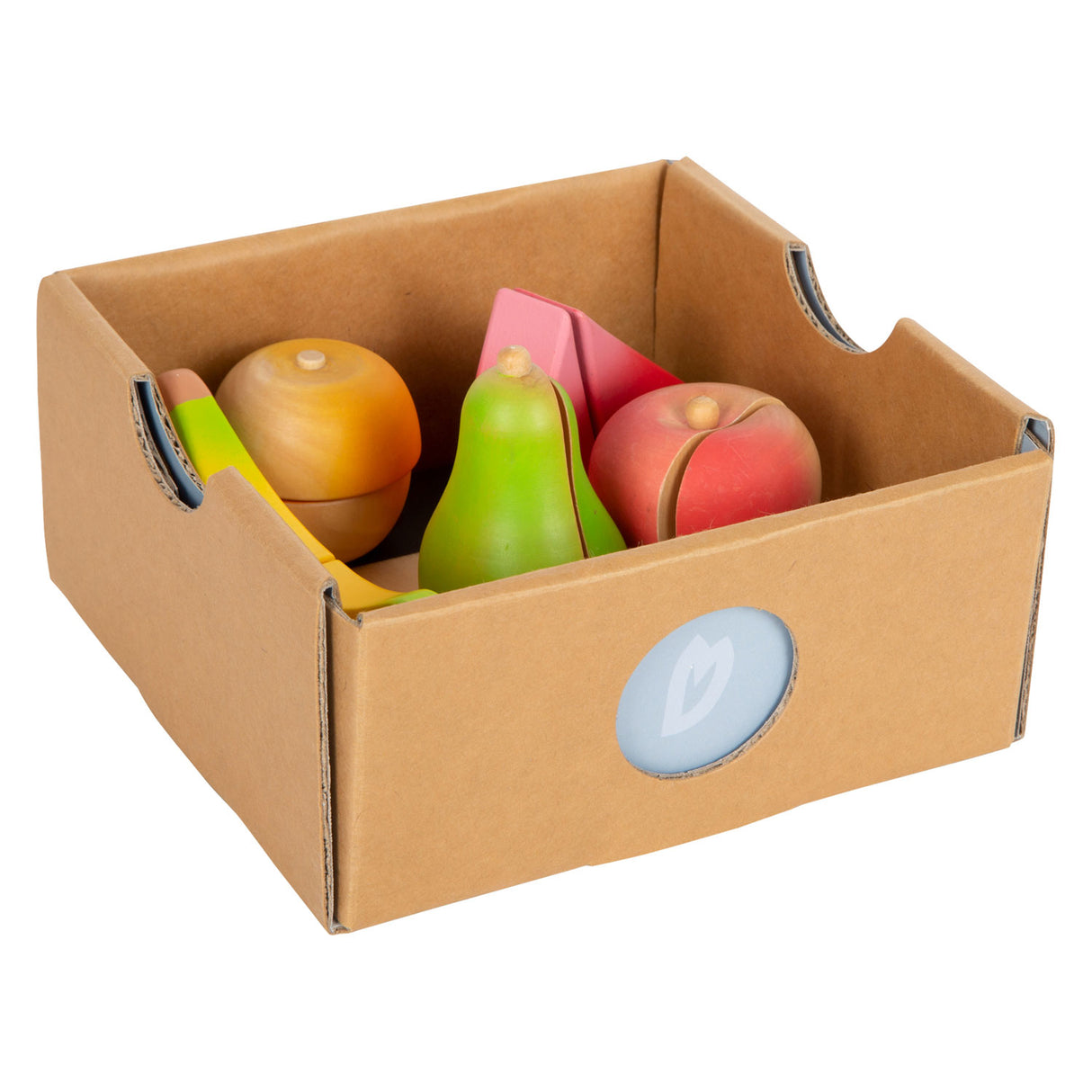 Small Foot - Schneide- und Spiel-Früchte-Set aus Holz, 13-teilig.