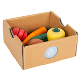 Small Foot - Schneide- und Spielgemüse-Set aus Holz, 13-teilig.