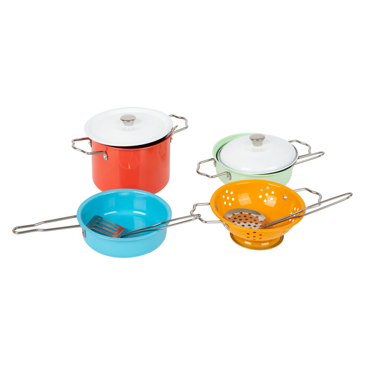 Kleiner Fuß - Pfannen und Kochutensilien, 8-tlg.