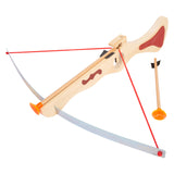Kleiner Fuß - Holzsportkreuz mit Zielbrett, 4dlg.