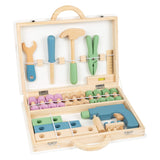 Kleiner Fuß - Holzwerkzeugkoffer Nordic, 43dlg.