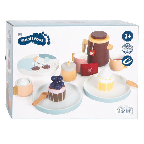 Small Foot - Kaffee- und Teeservice Tasty aus Holz, 16-teilig.