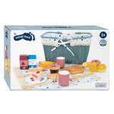 Small Foot - Picknick-Set mit Holzspielfutter Lecker, 26-teilig.