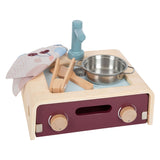 Kleng Fouss Holz Camping speelkuckuken Lecker, 9DLG.