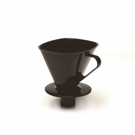 Dbp Kaffeefilterhalter schwarz mit Ausguss | 2 Stk