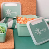 Dbp Alaska Gefrierboxen quadratisch 0,75l 3 Stück Mintgrün