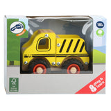 Small Foot - Holzarbeitsfahrzeug Baustelle gelb