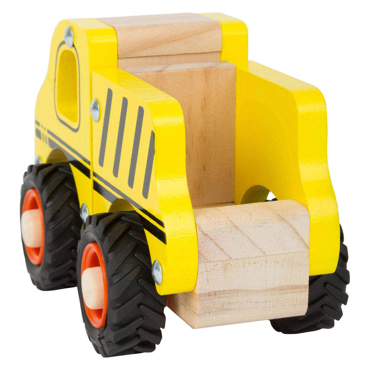 Small Foot - Holzarbeitsfahrzeug Baustelle gelb