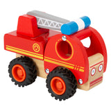 Small Foot - Feuerwehrauto aus Holz mit Leiter